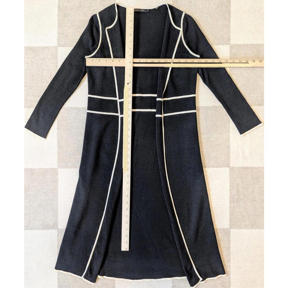 Vintage y2k silk cotton knitwear dress & cardigan set - Picture 4 of 8